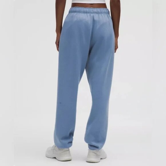 NWT Lululemon Scuba Mid-Rise Oversized Blue Joggers Regular XS - Picture 4 of 6